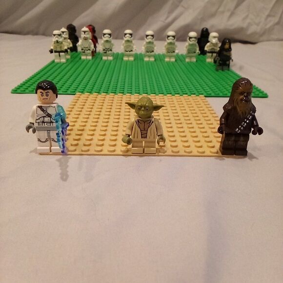 LEGO 34 Star Wars Minifigures Anakin Skywalker Emperor Vader Chewy Stormtroopers - Picture 9 of 14